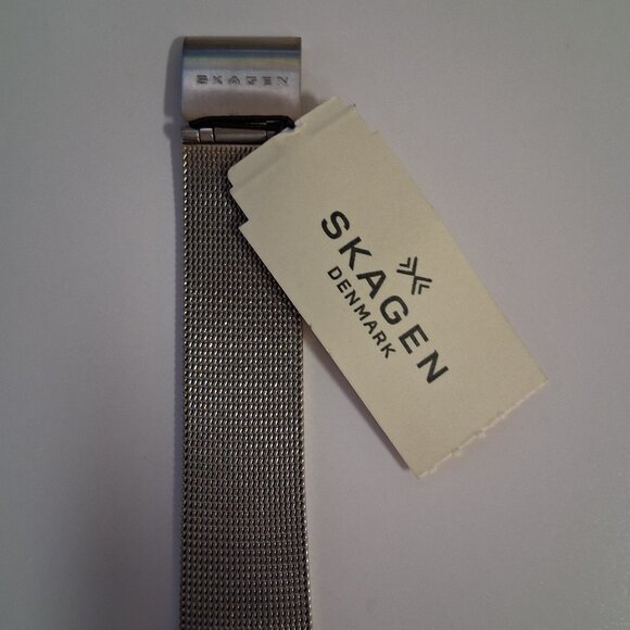 Skagen Women’s SKW2076 Stainless Steel Mesh Watch – 32mm White Dial main image 10